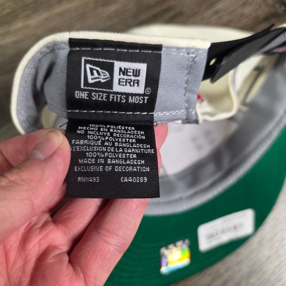 New Era OSFM 9FIFTY Snapback Hat Mens Cream NEW Super Bowl LVII Champions Chiefs - Picture 5 of 7